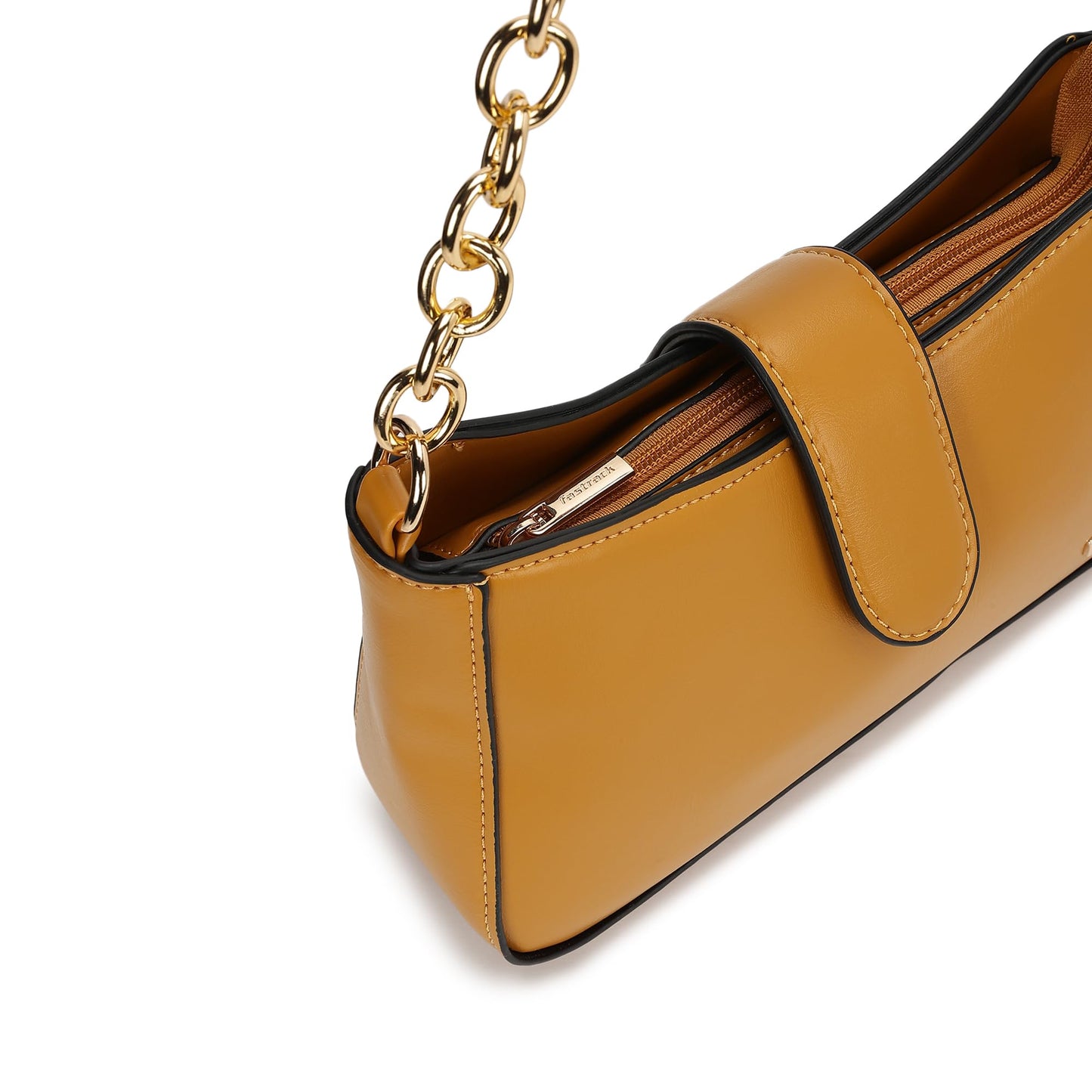 Fastrack Women's Shoulder Bag (Mustard)