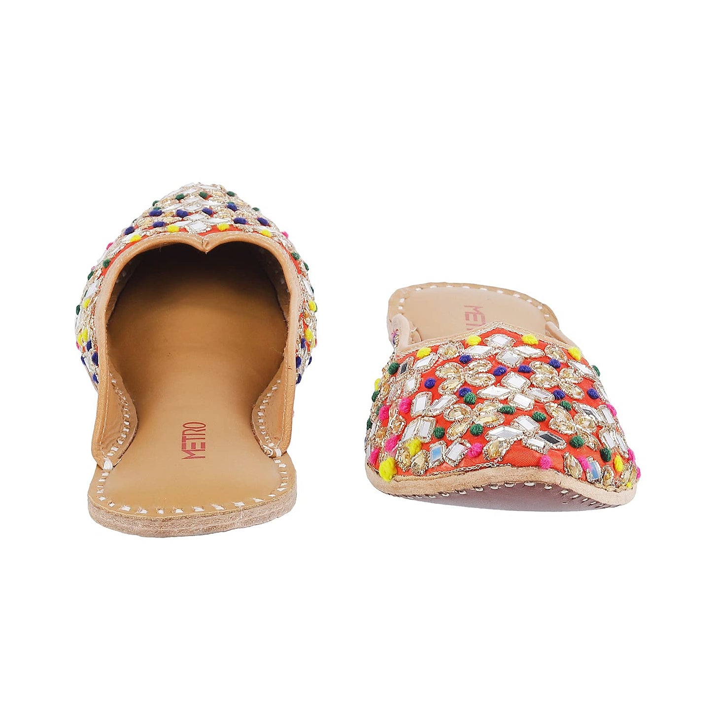 Metro Women Red Synthetic Sandals (35-4033-18-40) (Size 7 UK/India (40EU))