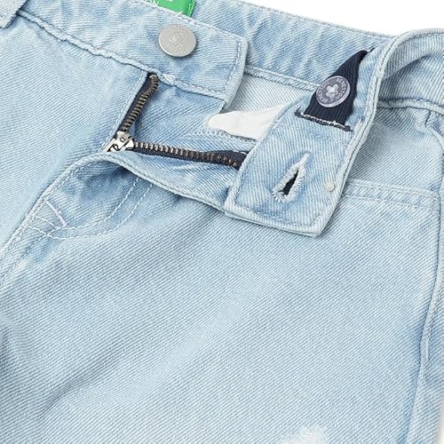 United Colors of Benetton Girl's Loose Jeans (25A4DENCG172I901