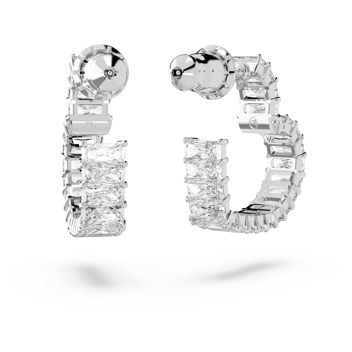 Pendientes aro Swarovski Matrix 5653170 corazón, Crystal