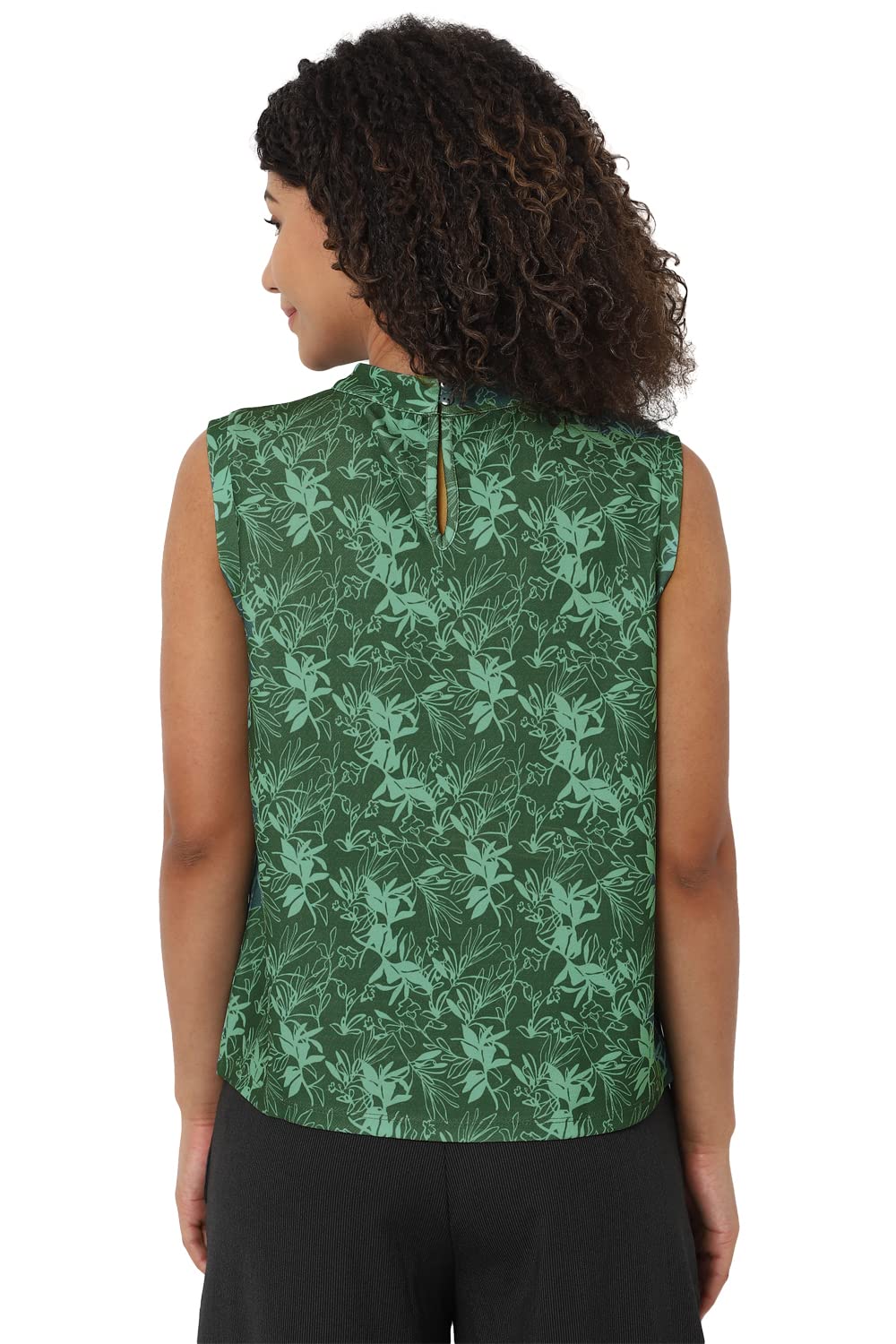 Allen Solly Cotton Women's Regular Fit Shirt (Ahkccrgfo78318_Black M), Medium