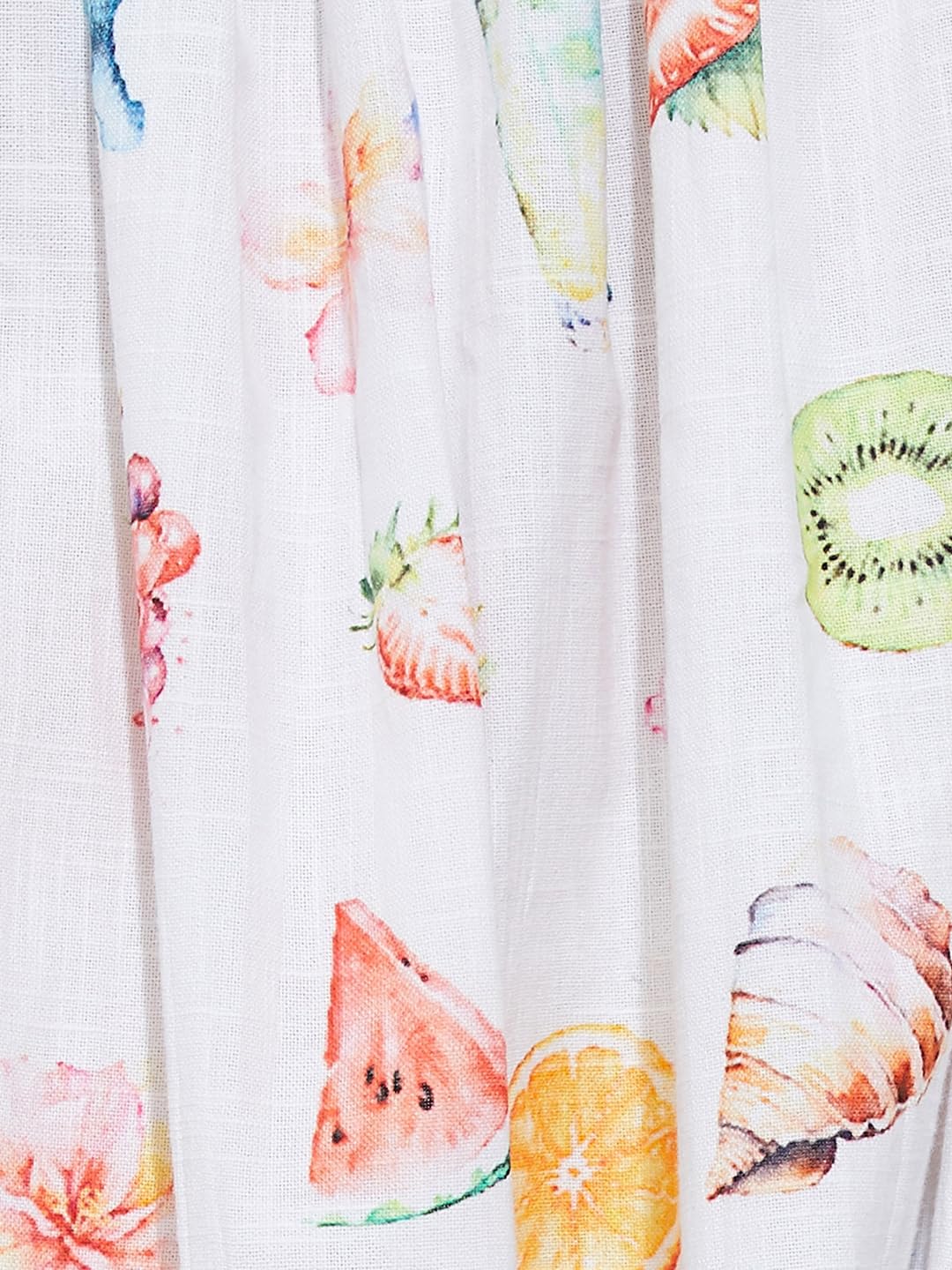 Max Cotton Blend Western Skirt Ivory