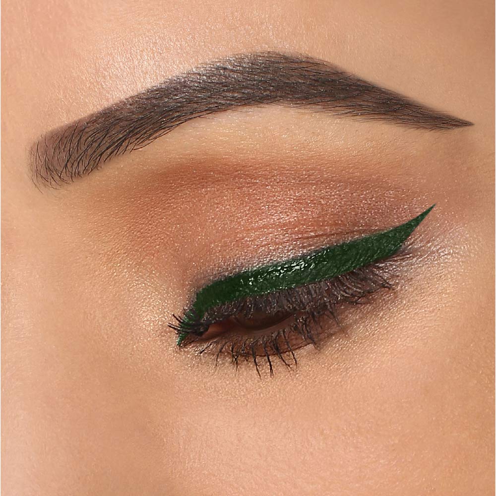 LAKMÉ Cream Ultimate Glam Eye Liner, Semi Matte, Quick Drying, Water Resistant & Smudgeproof Eye Liner, Green, 9Ml