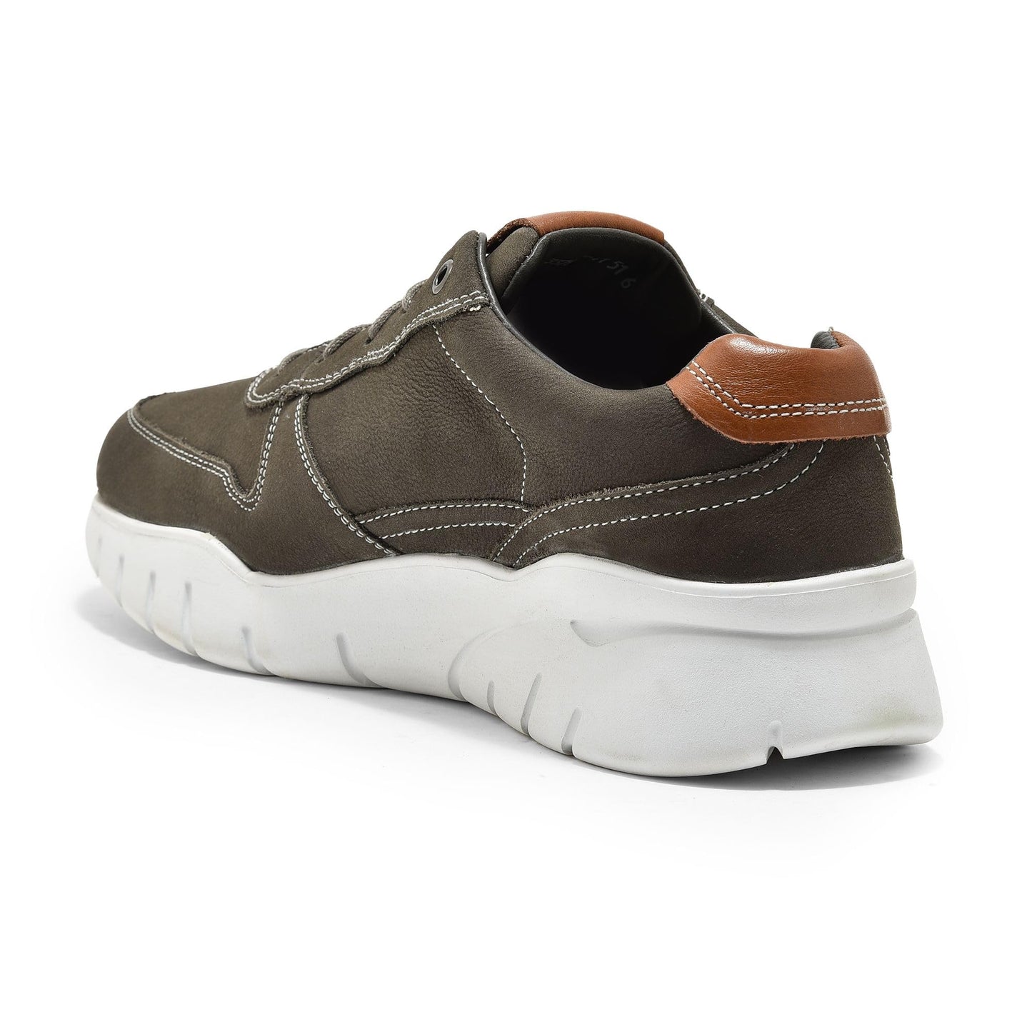 Woodland Men Castor Grey Chunky Sole Sneakers