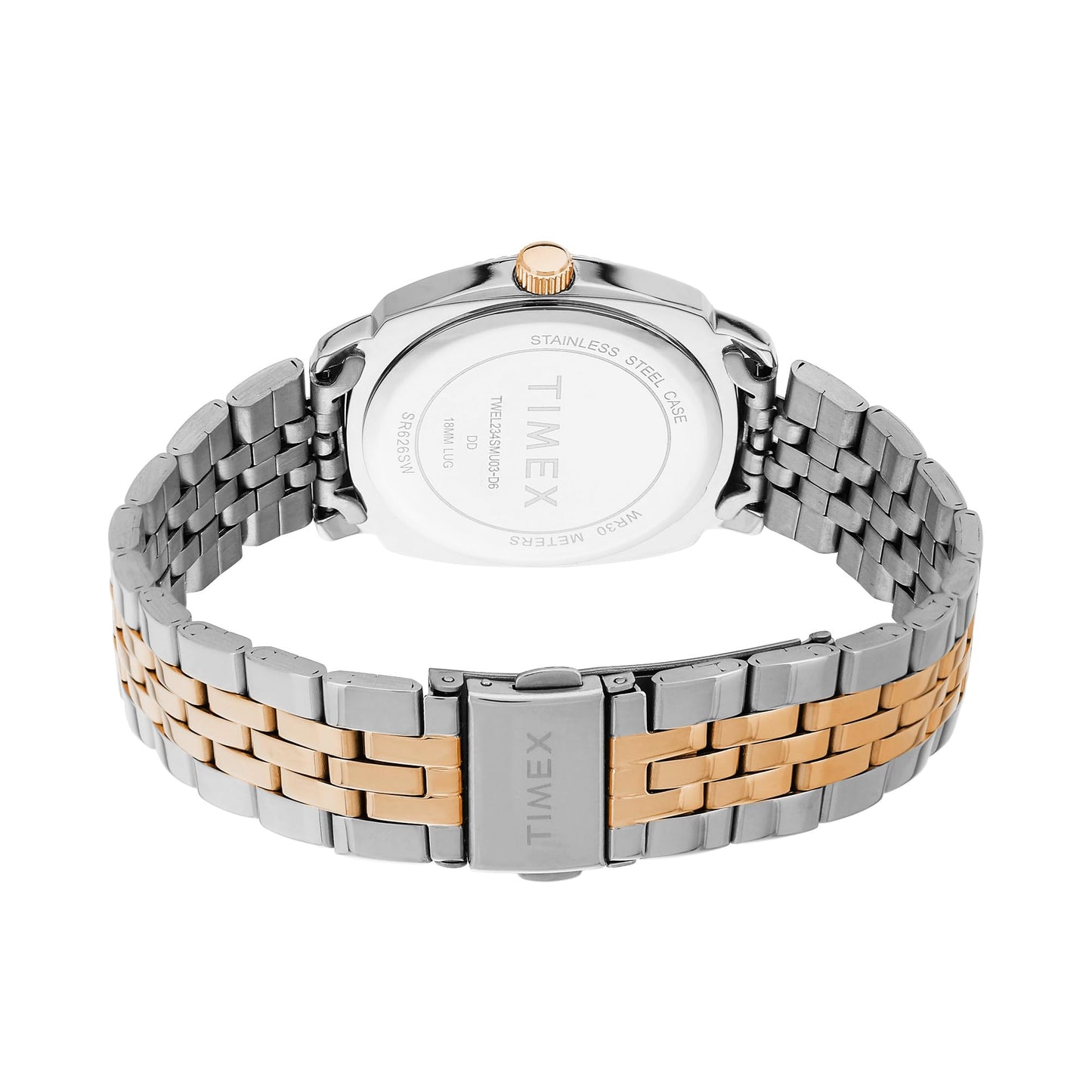 TIMEX Analog Watch for Women with Green Dial & Multicolor Stainless Steel Bracelet Band - Water Resistant Women's Wrist Watches -TWEL234SMU04