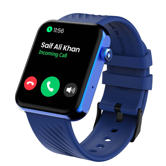 GOBOULT Drift Pro Smartwatch 1.78'' AMOLED HD Screen, BT Calling 5.1, 800 Nits Brightness, IP67, 150+ Watchfaces, 120+ Sports Modes, AI Voice Assistant, SpO2 Monitoring (Blue)