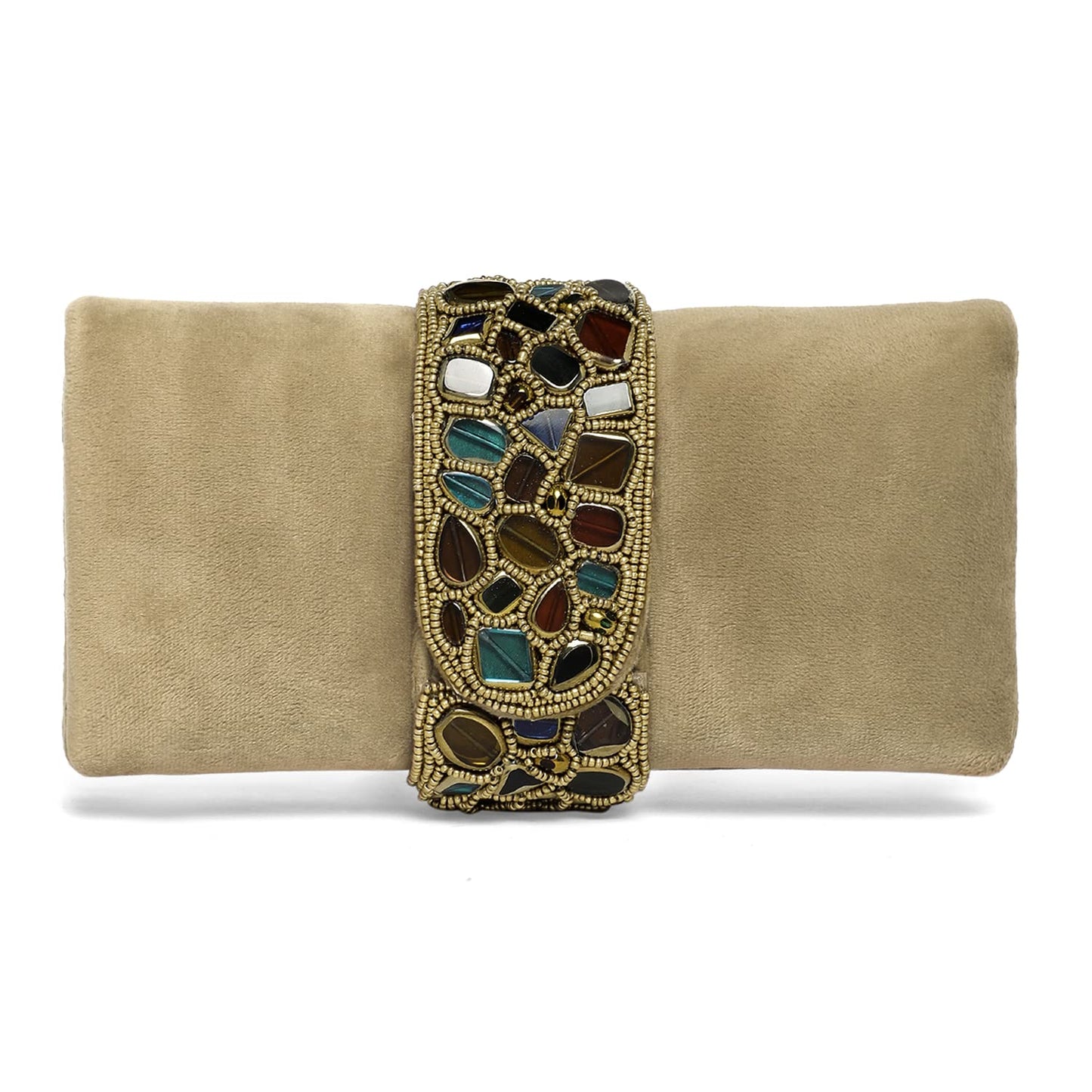 Peora Brown Clutch Purses for Women Handmade Evening Sling Handbag Stylish Bridal Fashion Clutch Bag for Girls (C118BR)