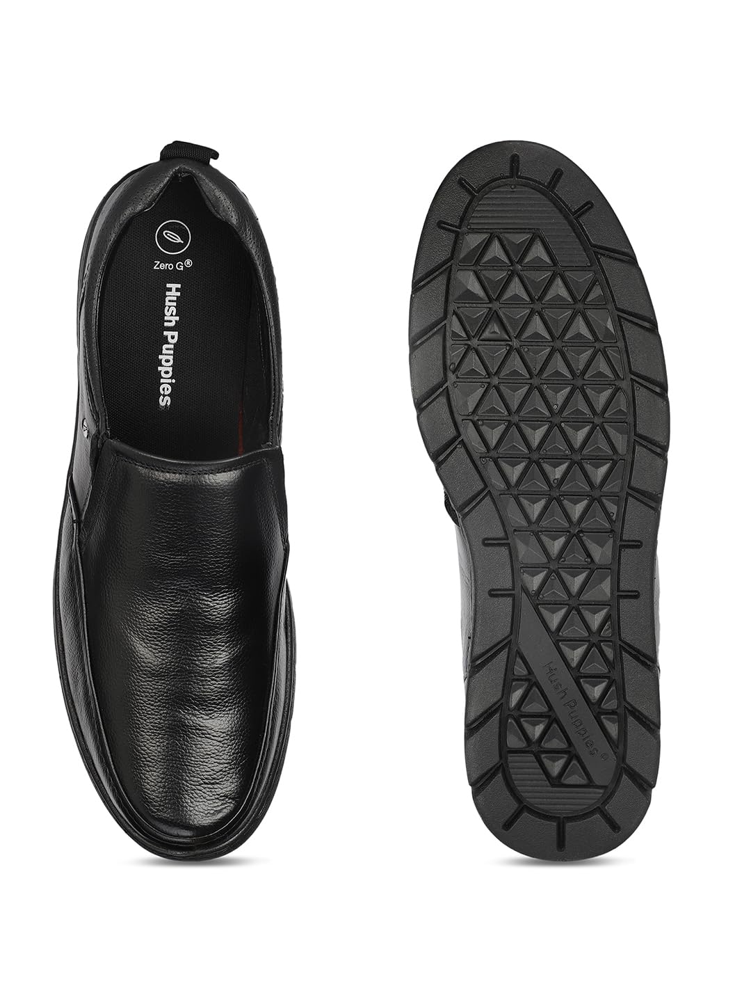 Hush Puppies Mens Keenan Slip ON Black Formal Shoes - 9 UK (8556165)