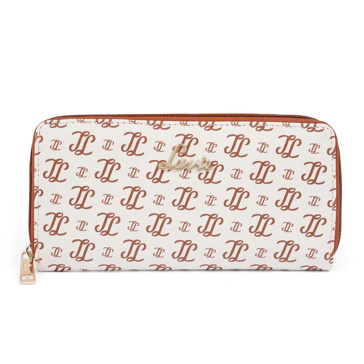 Lavie Women's Sacy Monogram LL Print Large Zip around Wallet | Ladies Purse Handbags