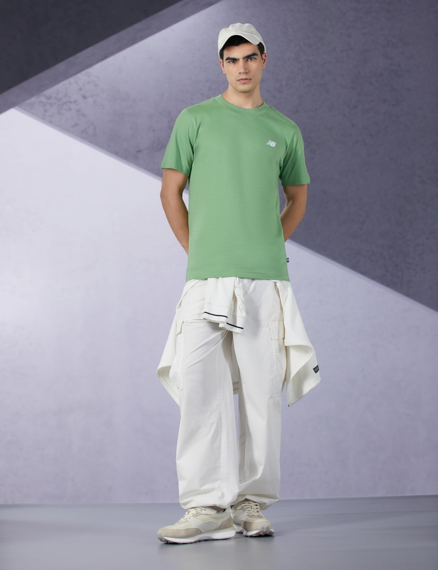 New Balance Men's Sport Arch Graphic T-Shirt,Green,S