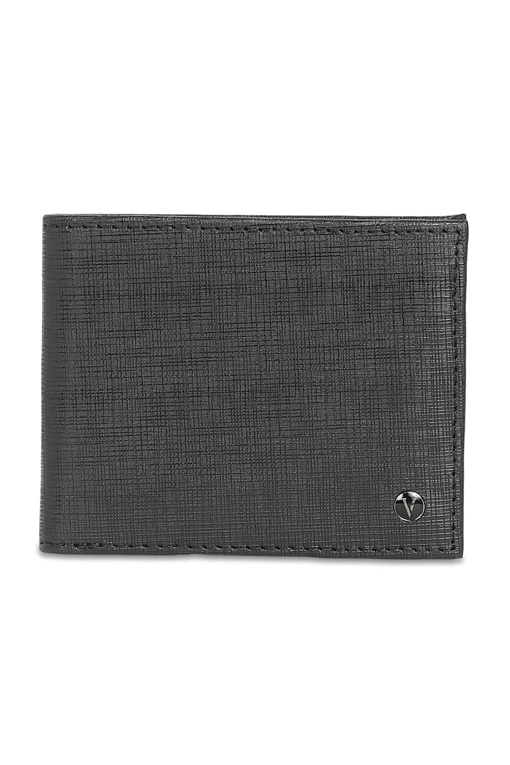 Van Heusen Leather Men Black Belt And Wallet