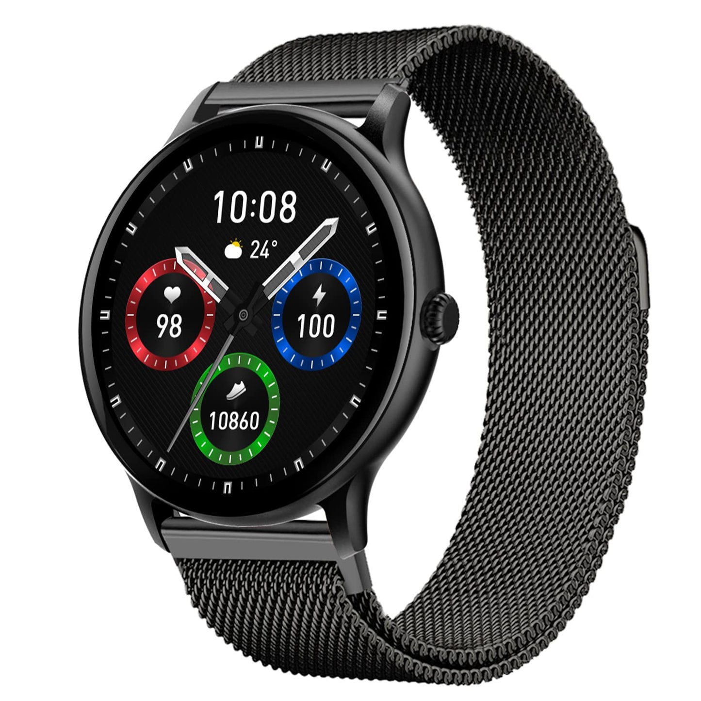 Fire-Boltt Phoenix Ultra Smart Watch 1.39” HD Display, Bluetooth Calling, AI Voice Assistant, 120 Sports Modes, IP67 Waterproof, SpO2 Monitor, Smart Watch for Man & Woman- Grey SS