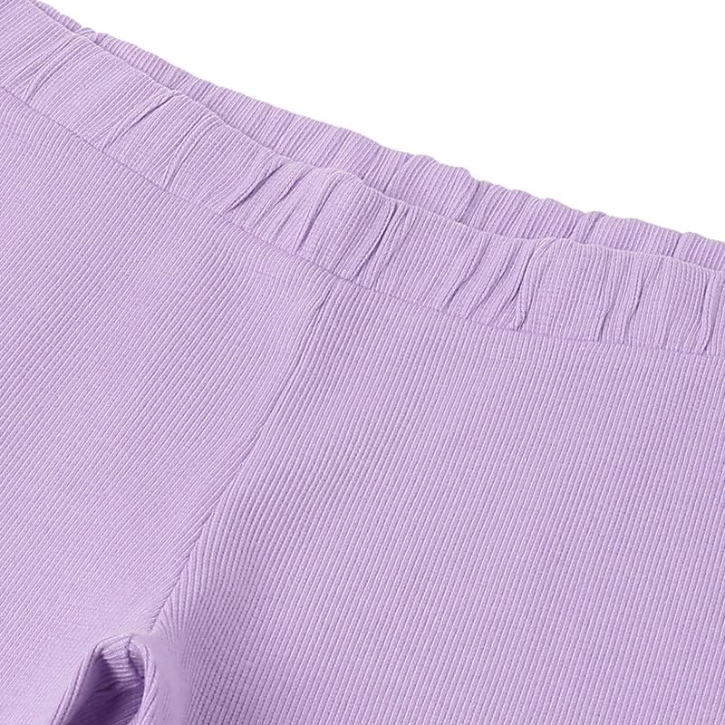 United Colors of Benetton Solid Regular Fit Rib Flared Pants
