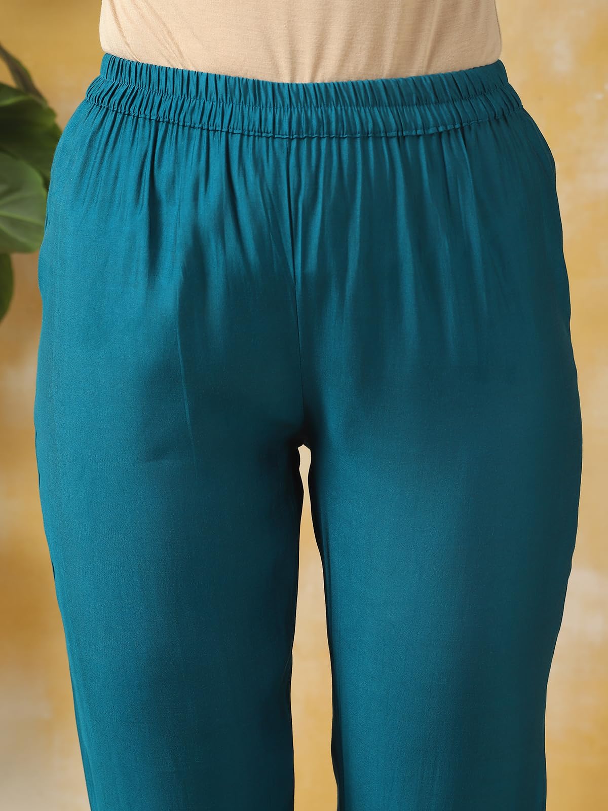 rangita Blue Silk Printed Anarkali Kurta with Pant | Kurta Set for Women_2XL