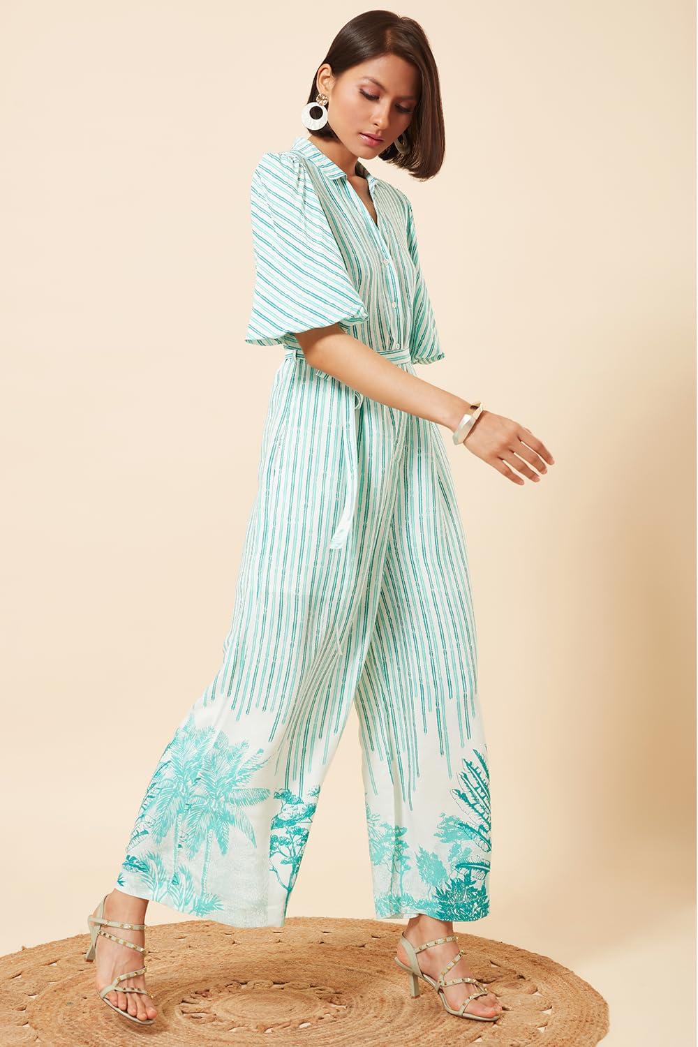 Marigold Lane by Pantaloons Women's Jumpsuit White