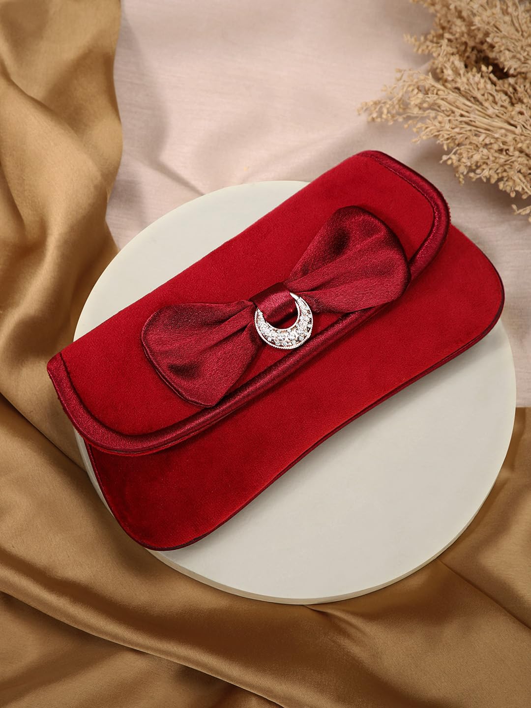 Maroon clutch purse sale