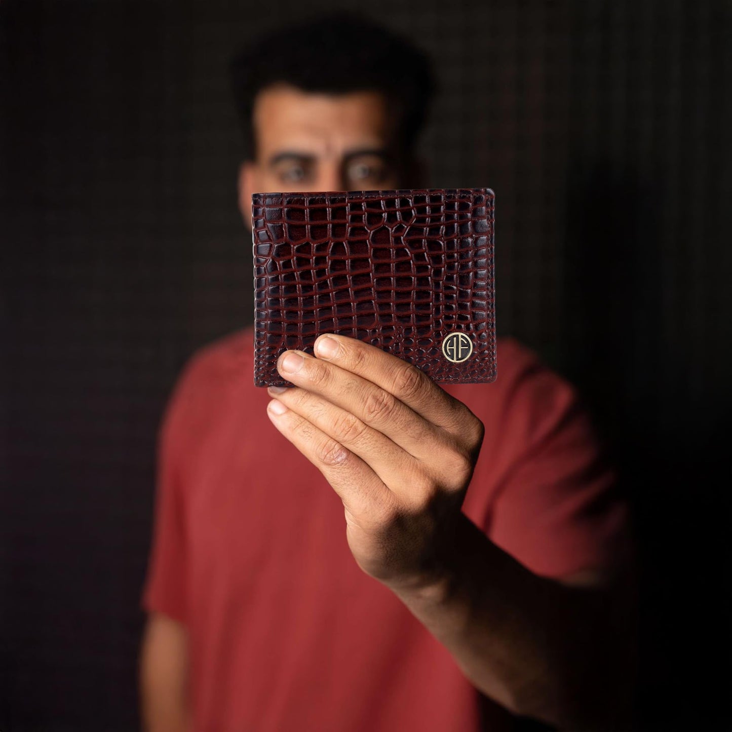 HAMMONDS FLYCATCHER Gift for Men & Women Combo - Genuine Leather Wallet Giftset - Leather Wallet- Birthday Special & Unique Gift Ideas (Aqua Di Gio, Brynn Brown)