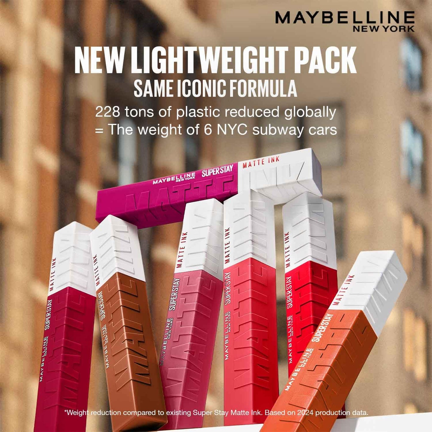 Maybelline New York SuperStay Matte Ink Liquid Lipstick - Enchanter 380, Highly pigmented, Transfer Proof & Fade Proof. Maybelline New York SuperStay Matte Ink Liquid Lipstick Lasts Up To 16Hr | 5ml