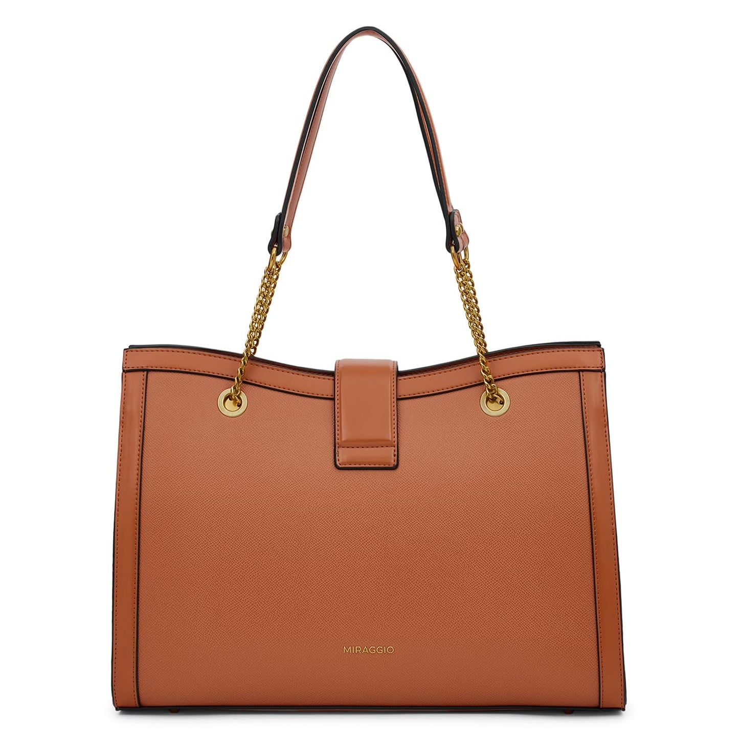 Miraggio Selena Tote Bag For Women (Brown)