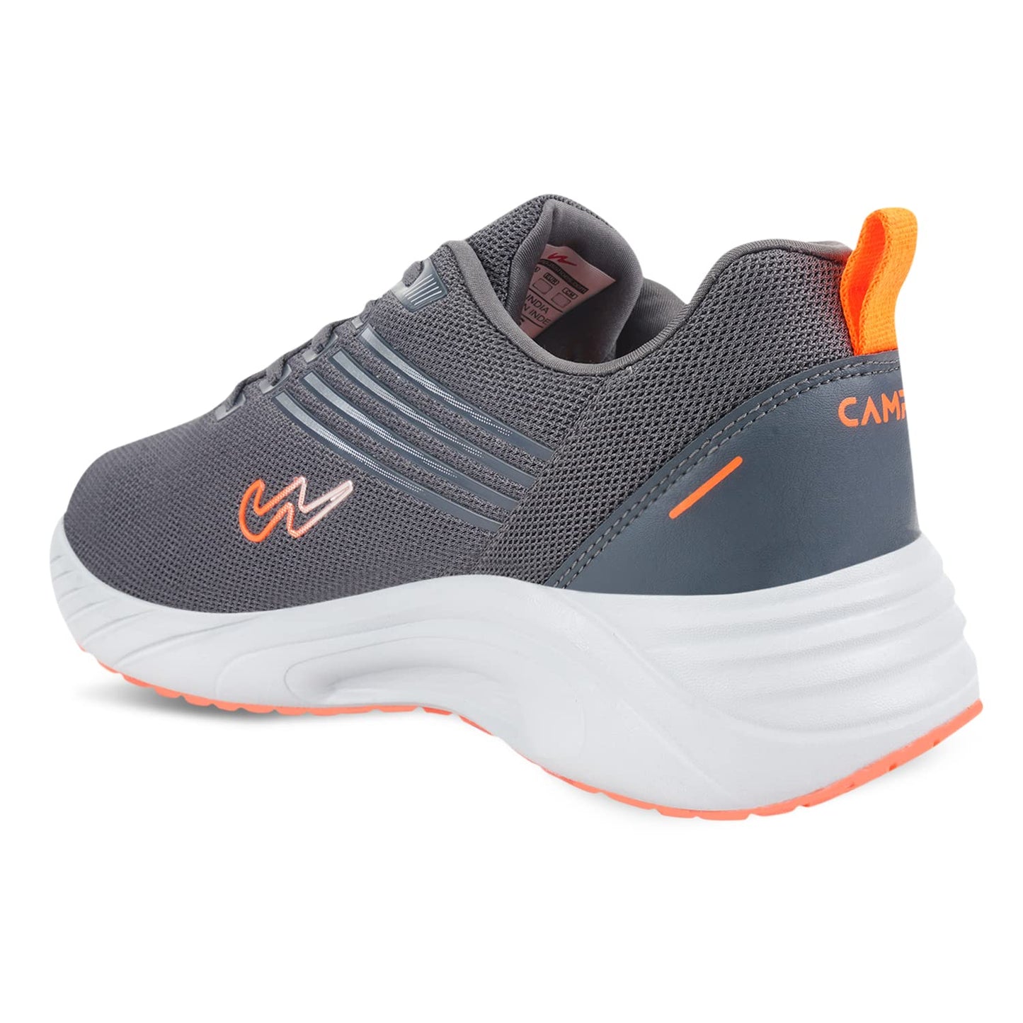 Campus Men's Camp-Bonfire Running Shoes D.Gry/F.ORG - 6UK/India