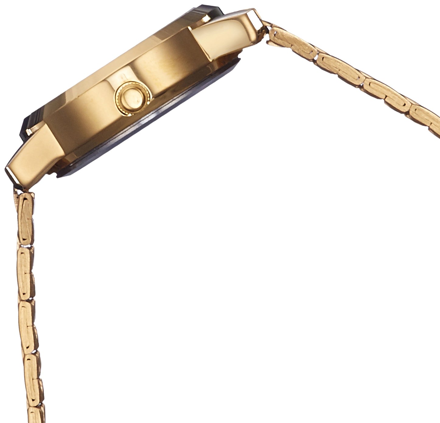 Sonata Quartz Analog Champagne Dial Stainless Steel Strap Watch for Women-NS87018YM02