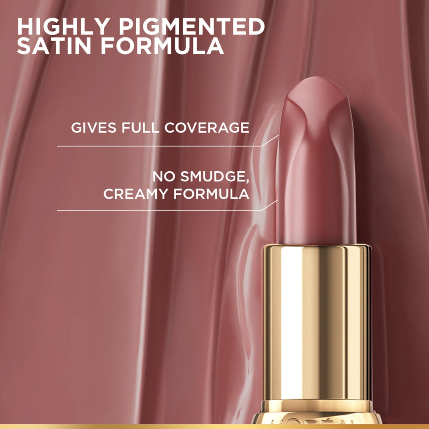 L’Oréal Paris Color Riche Satin Lipstick- 570 Worth It Intense, 4.5 gm