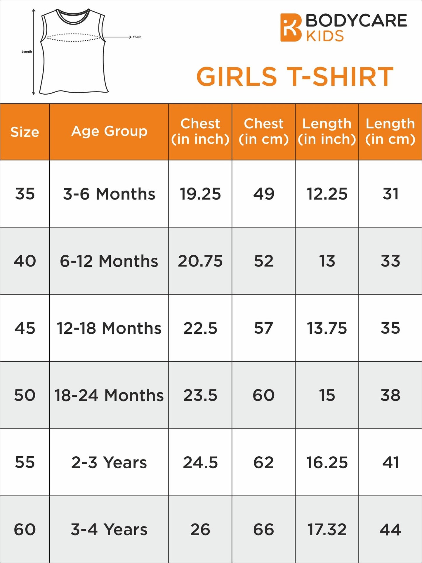 BODYCARE Girls Round Neck Sleeveless Tshirt Pack of 2 - Fuchsia & White