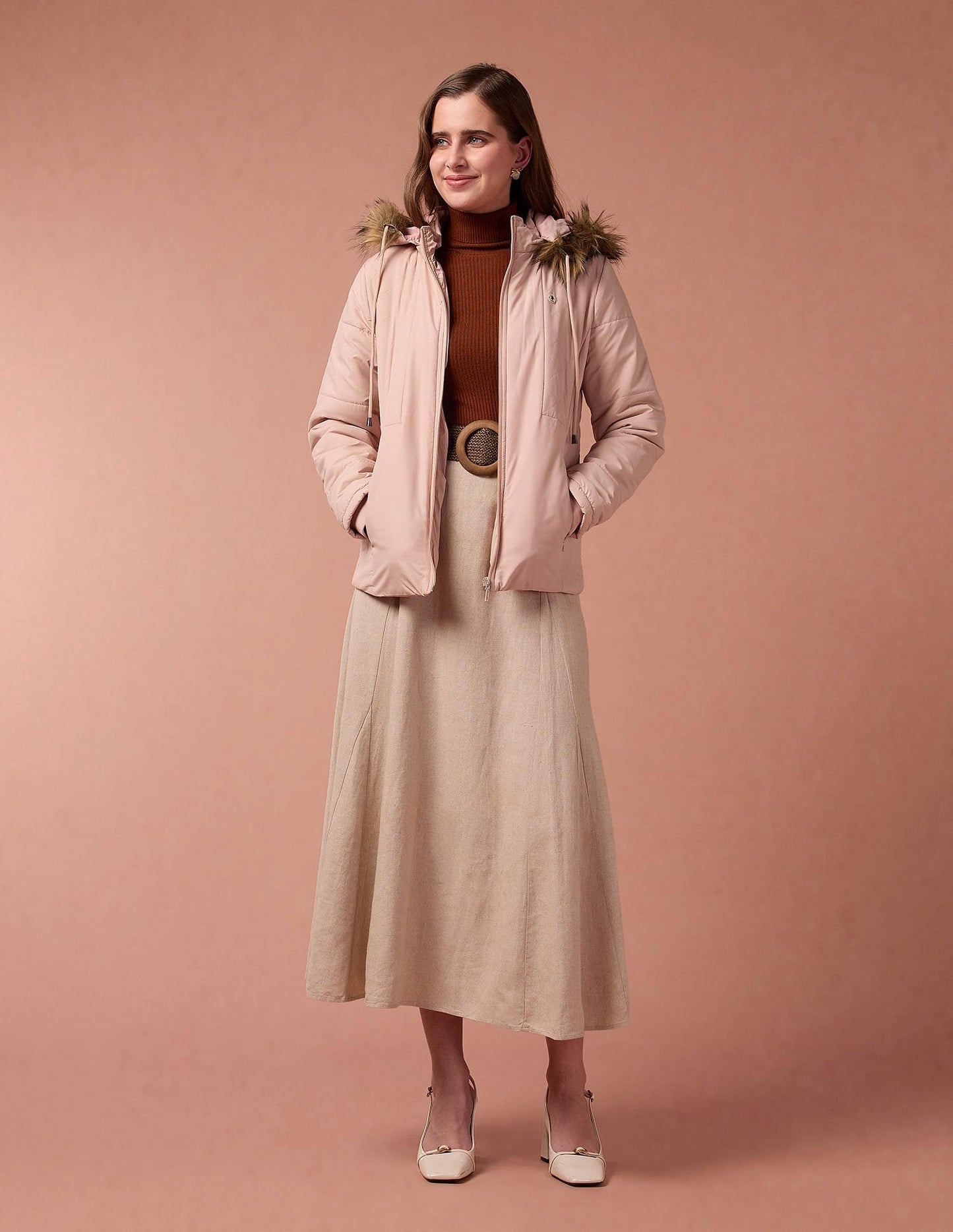 U.S. POLO ASSN. Women's A-Line Coat (UWAW24JCK151