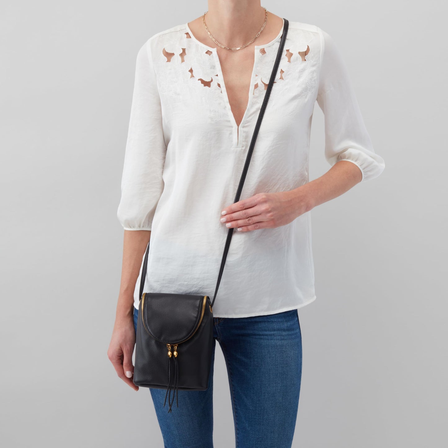 Hobo Women'S Fern Black Crossbody Bag