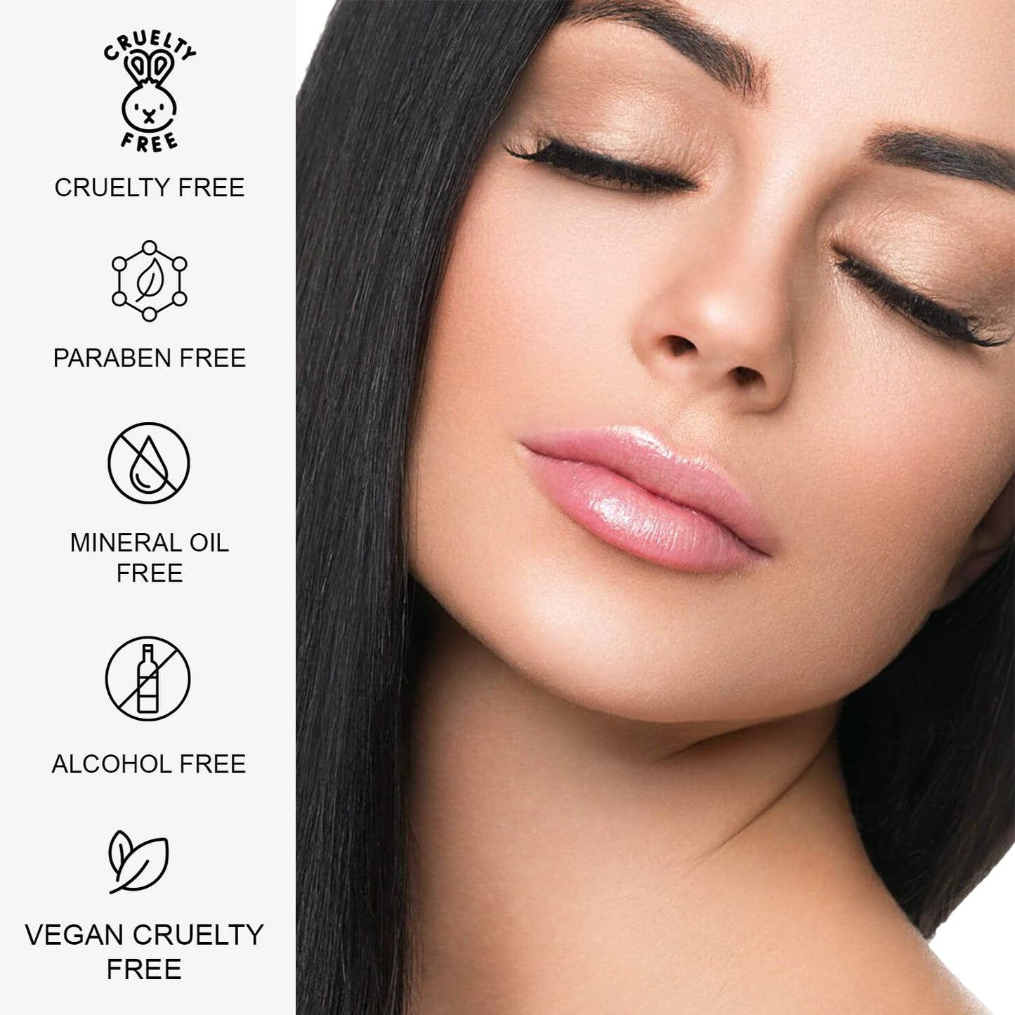 Lakyou Beauty Curl & Nice Shape Charm Moment Transparent Mascara | Smudge Proof | Waterproof | Volumizing, Lengthening, Clear & Long Lasting | Curls Lashes | Set Brows | Highly Pigmented | For All Skin Types | 8ml