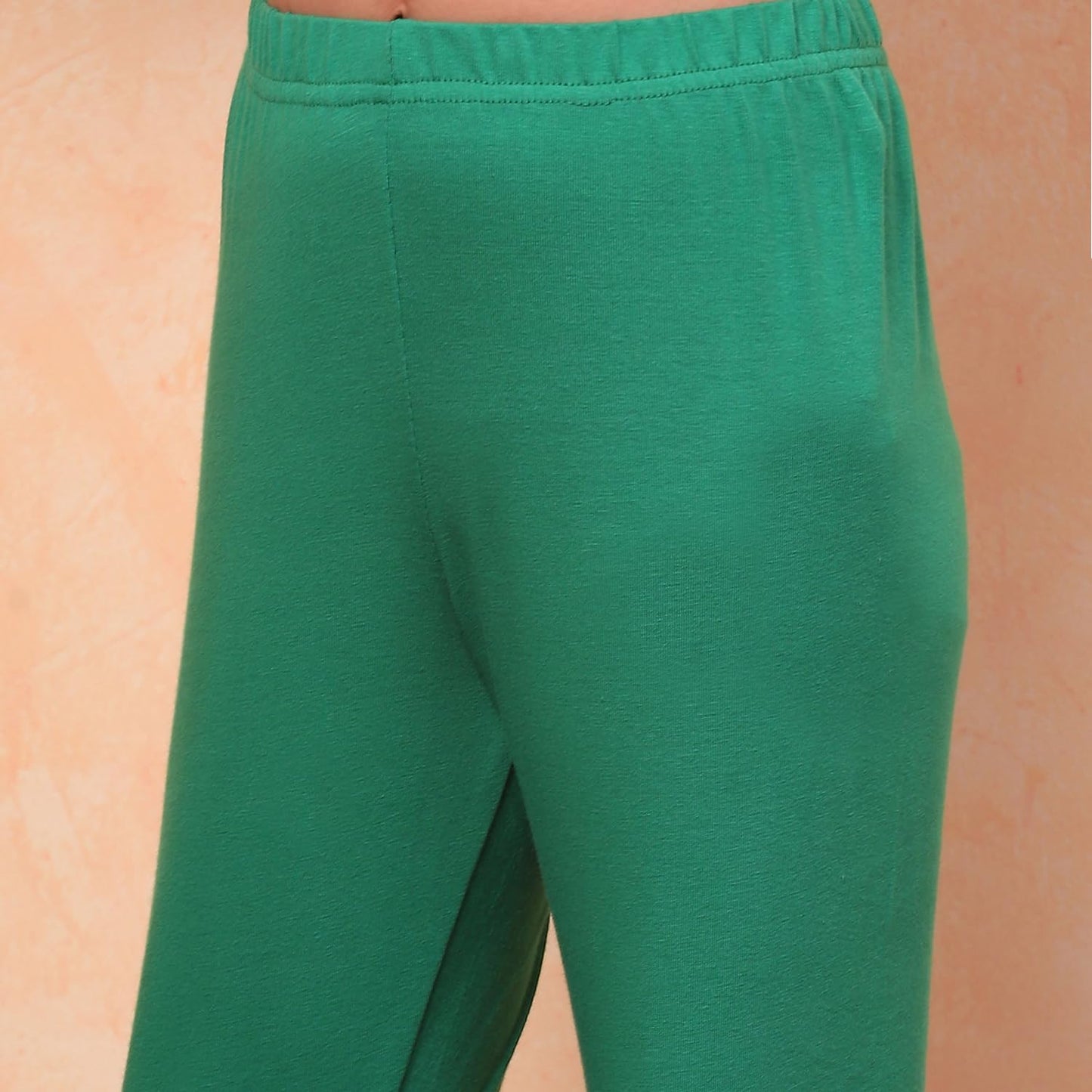 Biba Girl's Cotton Salwar Suit Sets (KW3526EAW24MEDIUM Green