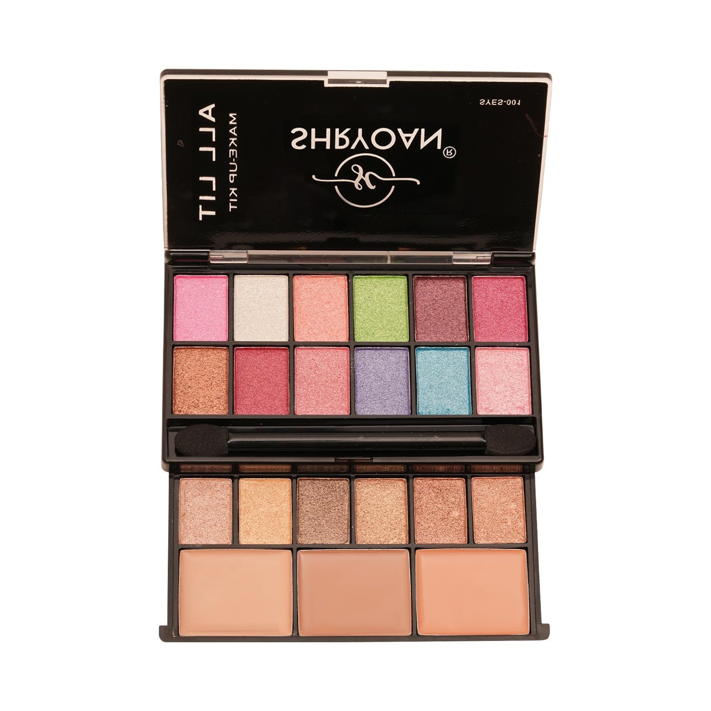 Shryoan All Lit Make-up Kit With 18 Eyeshadow & 3 concealer Make-up Palette | Highly Pigmented Pocket Friendly Make-Up Kit | (20 gm) (Shade 03)