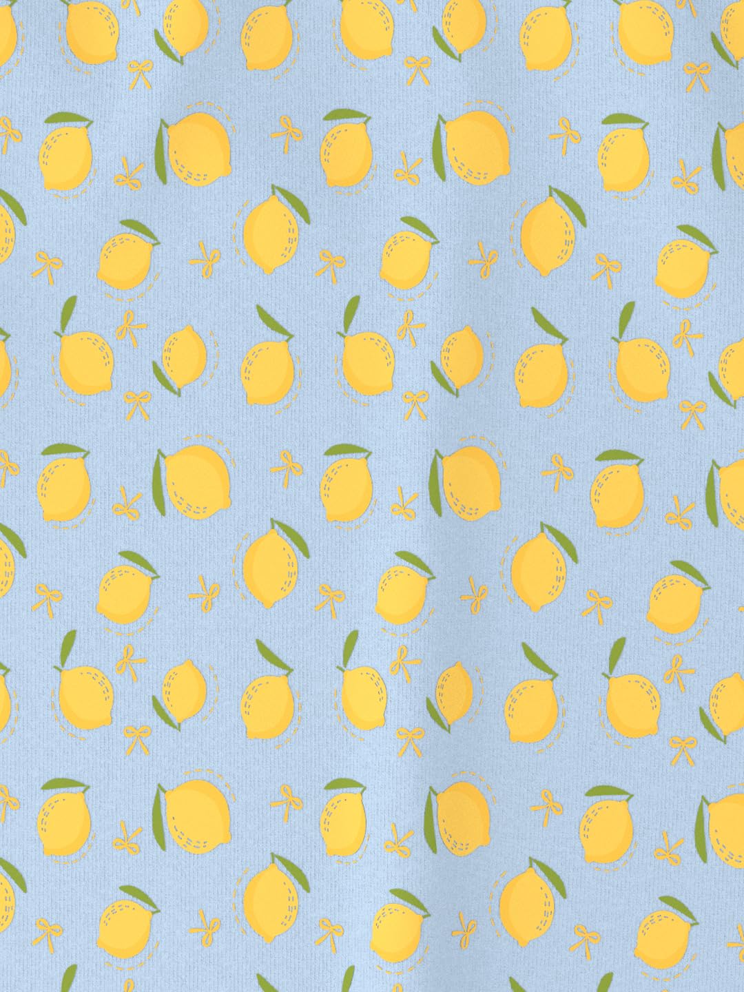 Nautinati Girls’ Mango and Lemon Print Cotton T-Shirts | Pack of 2 T-Shirts for 2 to 10 Years