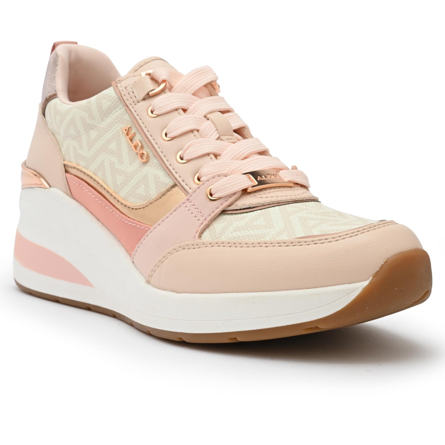 Aldo CAROTERIEL-IN110 Ladies Other White Wedge Sneakers