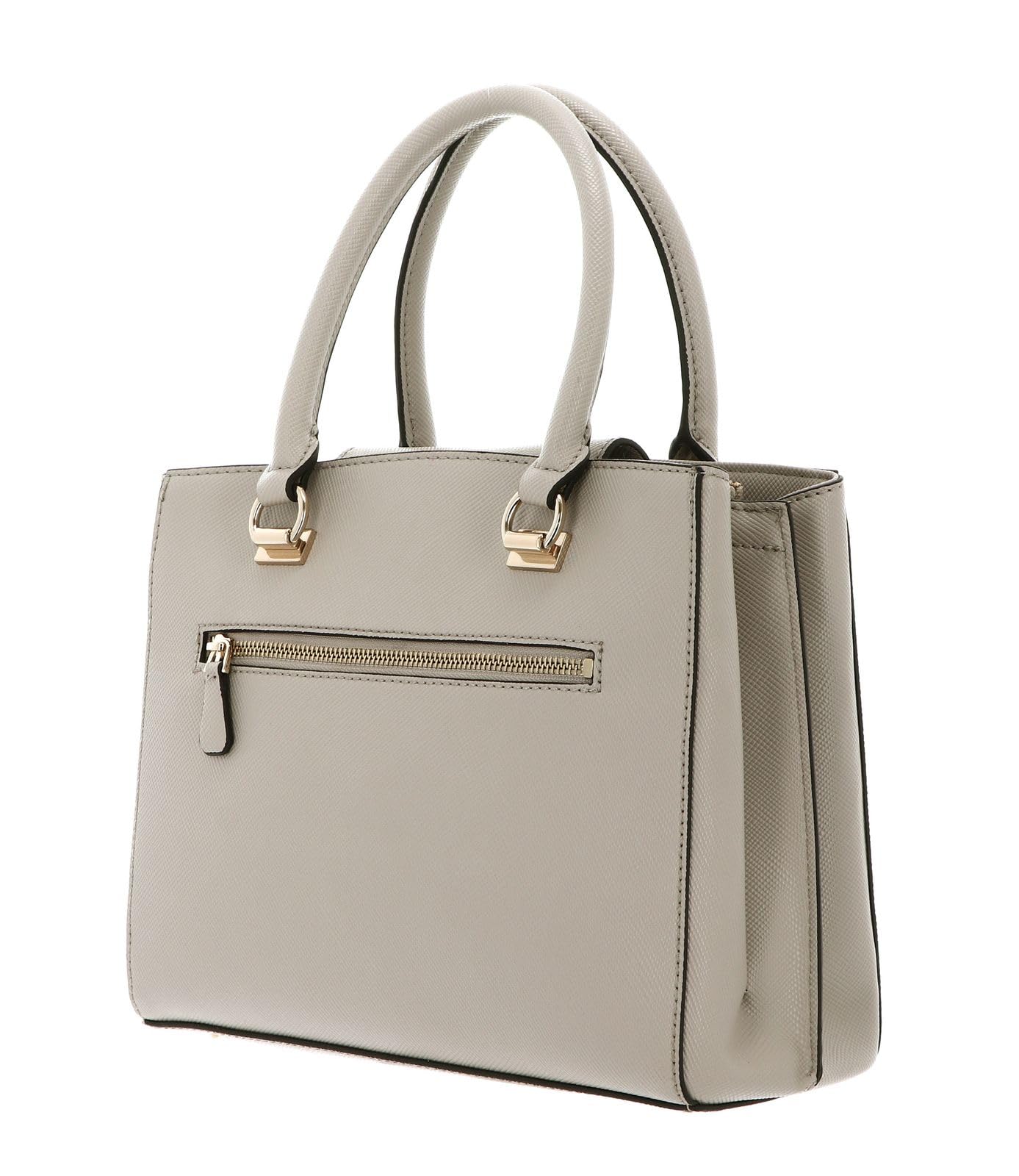 GUESS Womens Noelle Luxury Satchel Handbag (pack of 1), Taupe, One Size, Noelle Luxury Satchel