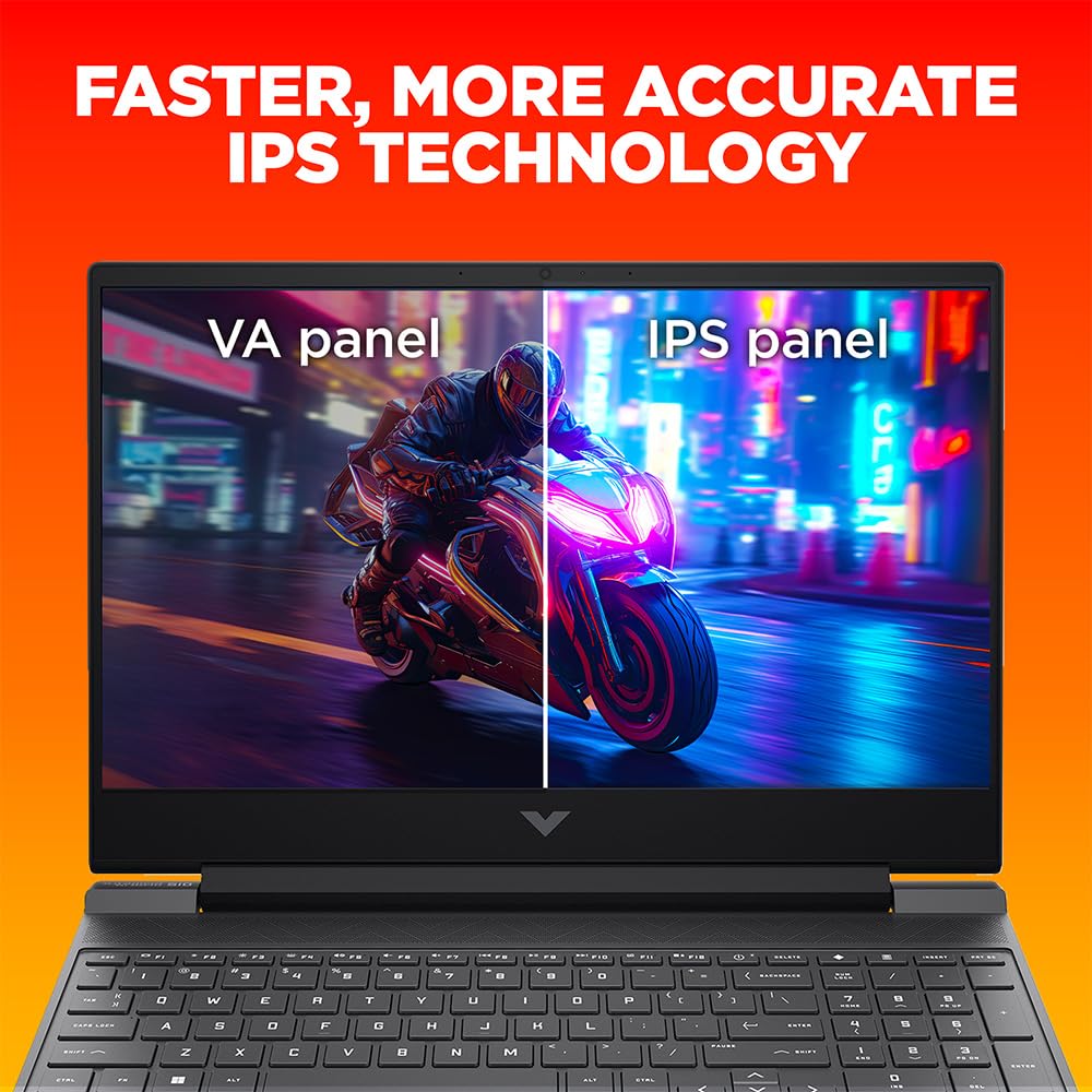 HP Victus Gaming Laptop 15,13th Gen Intel Core i7-13620H,15.6-inch(39.6 cm),FHD,Anti-Glare,16GB DDR4,512GB SSD,NVIDIA GeForce RTX 4050 Laptop GPU,Audio by B&O,Windows 11,Black,2.29kg,15-fa1274TX