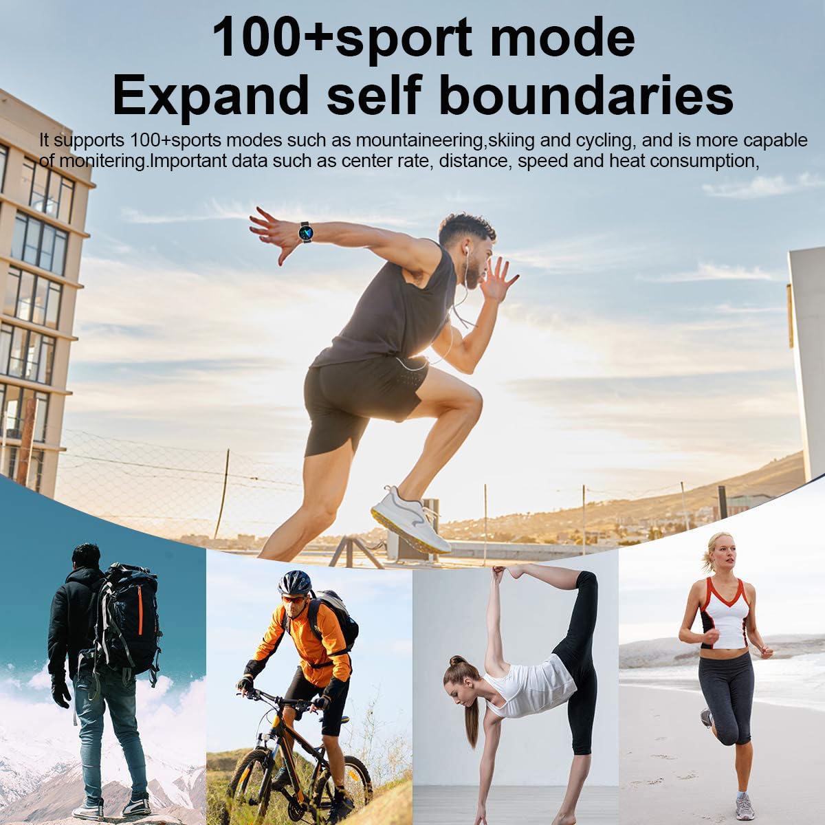 French Connection Nexus Premium Smart Watch with Black Silicone Strap - FCSW03-2