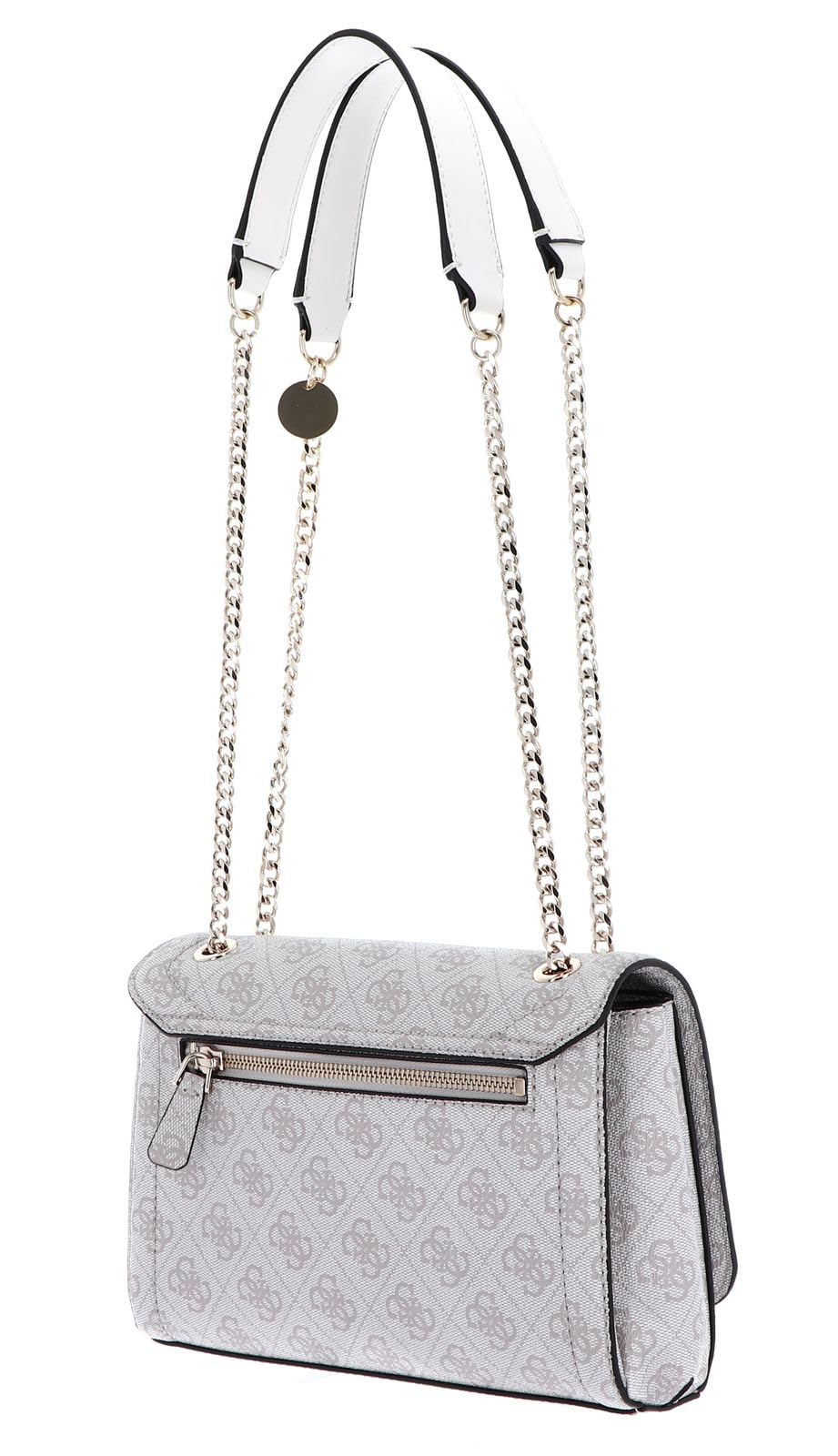 GUESS Women's Noelle Dove Logo Shoulder Bag, Dove Logo, Einheitsgröße, Grey