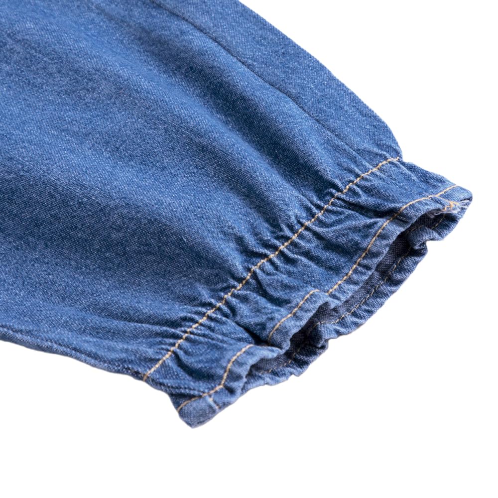 Hopscotch Girls Regular Fit Jeans in Navy Color For Ages (2-3 Years)