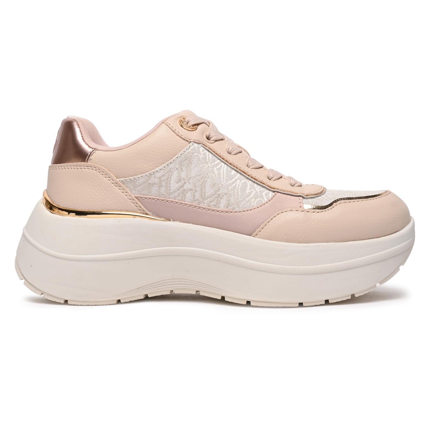 Aldo REXSONA-IN651 Ladies Dark Pink Wedge Sneakers