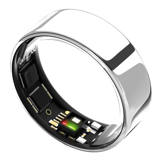 ULTRAHUMAN Ring AIR-Smart Ring Activity Tracker, Size First Sizing Kit,Sleep Tracker,Smart Ring for Men/Women,Fitness Tracker (Space Silver, 11)