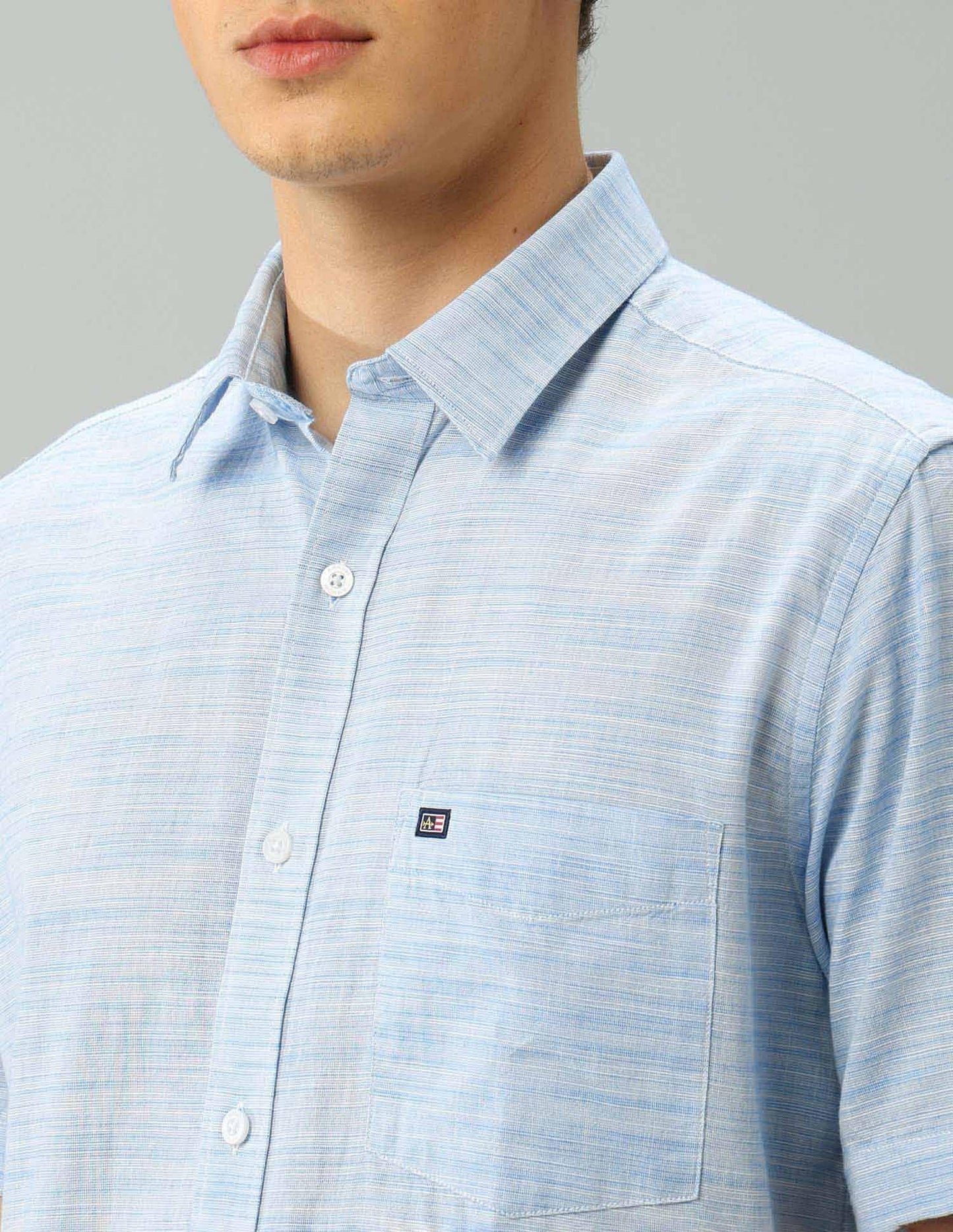 Arrow Sports Men's Green Abstract Printed Spread Collar Half Sleeve Casual Cotton Regular Fit Shirt (ASAJSH1775_Green_39)