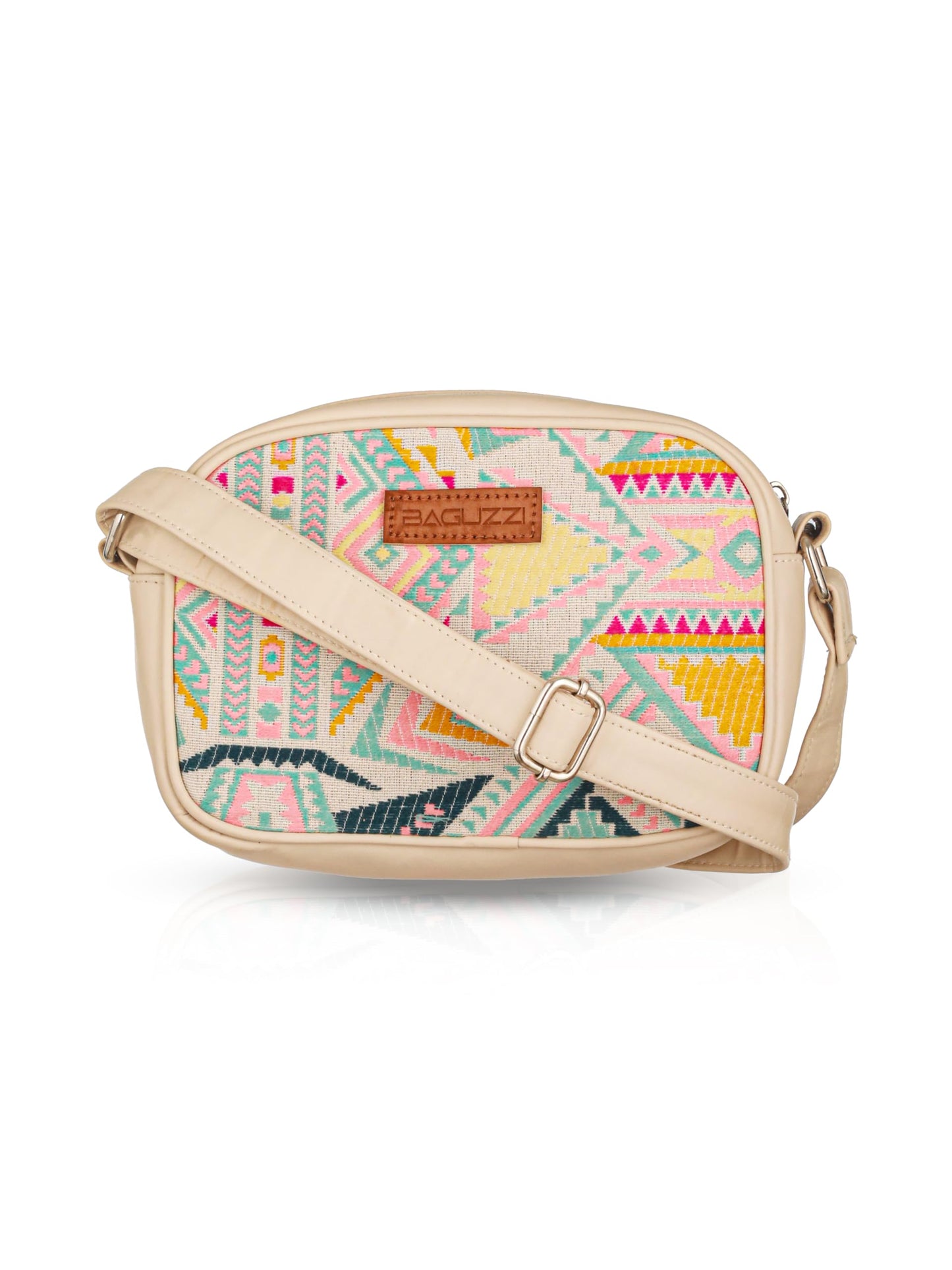 BAGUZZI Handmade Vegan Leather Women's Sling Cross-Body prefix_BZ_With Adjustable Shoulder Strap
