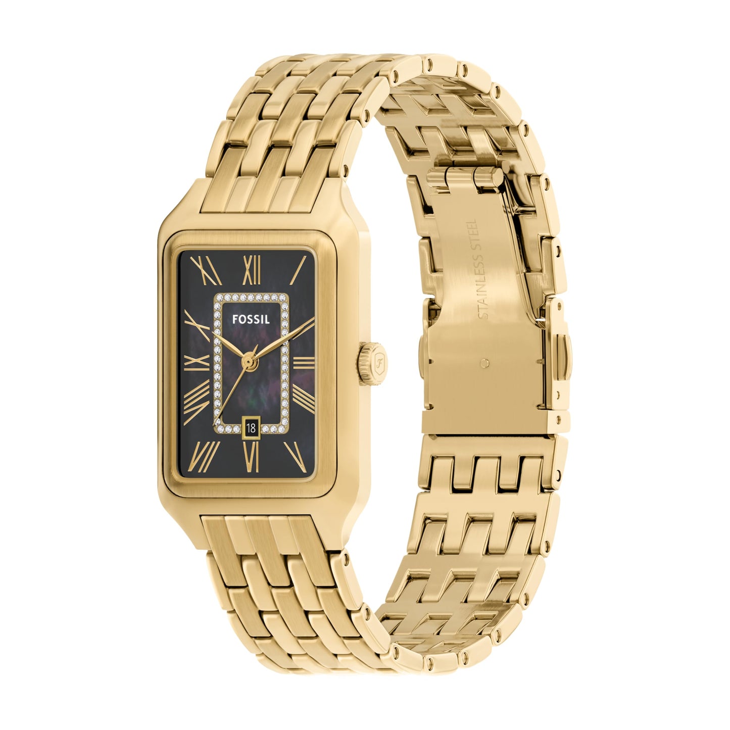 Fossil Raquel Gold Quartz Stainless Steel Watch ES5417