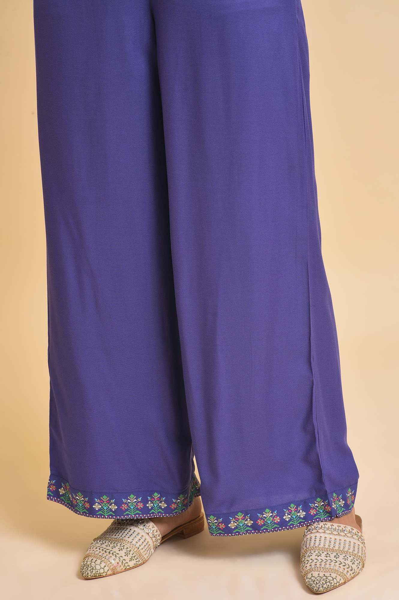 W Strechable Parallel Pants for Women | Trousers for Women | W for Woman