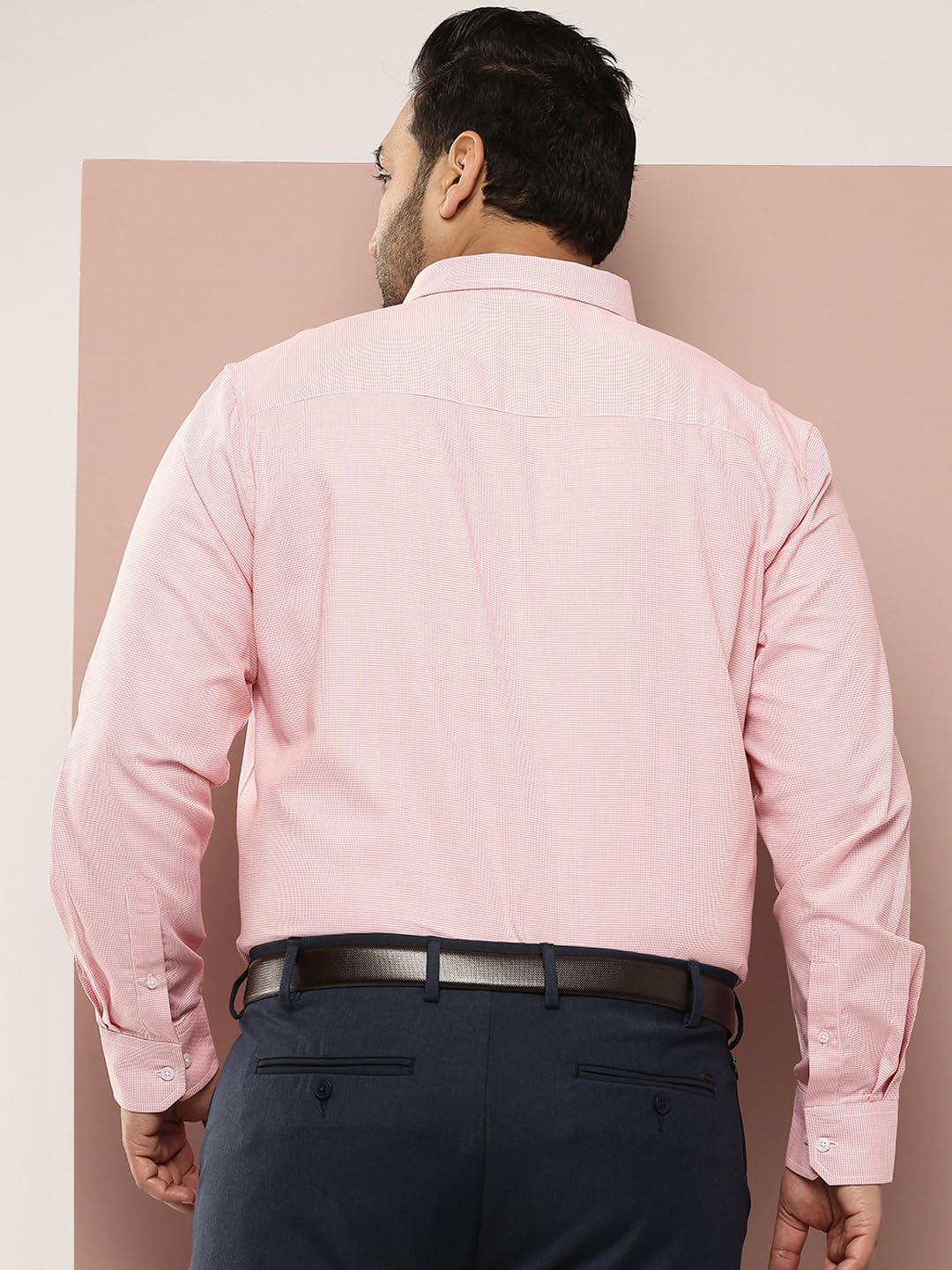 Thomas Scott Plus Size Premium Pure Cotton Formal Shirt(TS1472_Red_6XL)