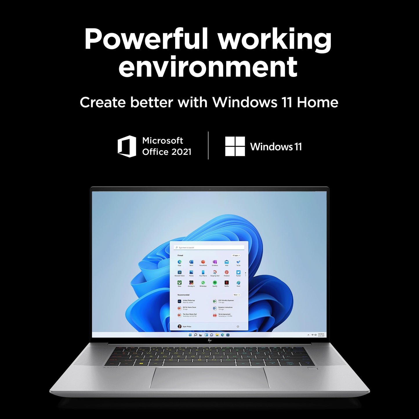 HP ZBook Studio 12th Gen Intel Core i7-12700H 16 inch(40.6 cm) WUXGA Display Creator Laptop /400 nits/16GB RAM/1TB SSD/NVIDIA GeForce RTX 3070 Ti Graphics/Win 11/MSO/B&O/FPR, G9 Workstation PC