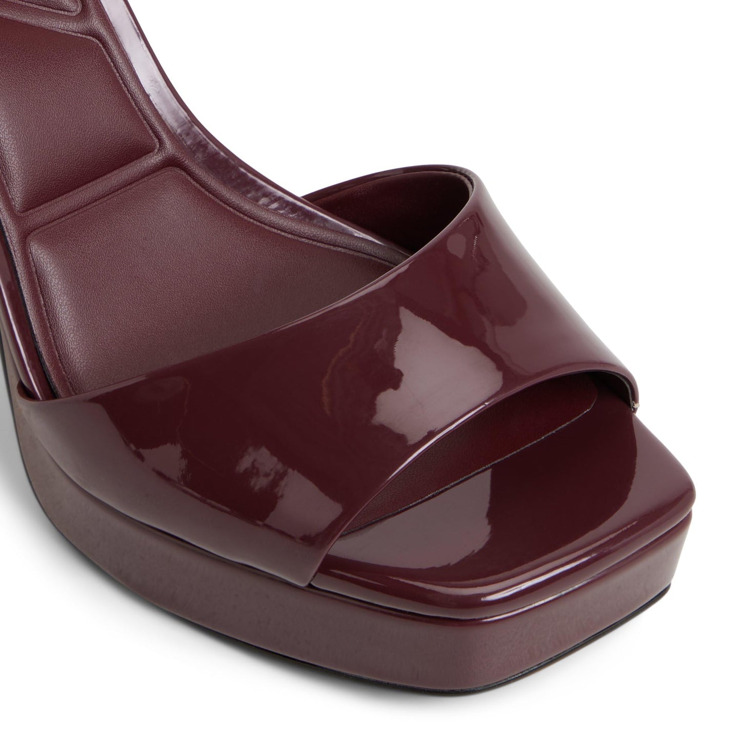 Aldo CHICGLEAM Women Red Block Heel Sandals