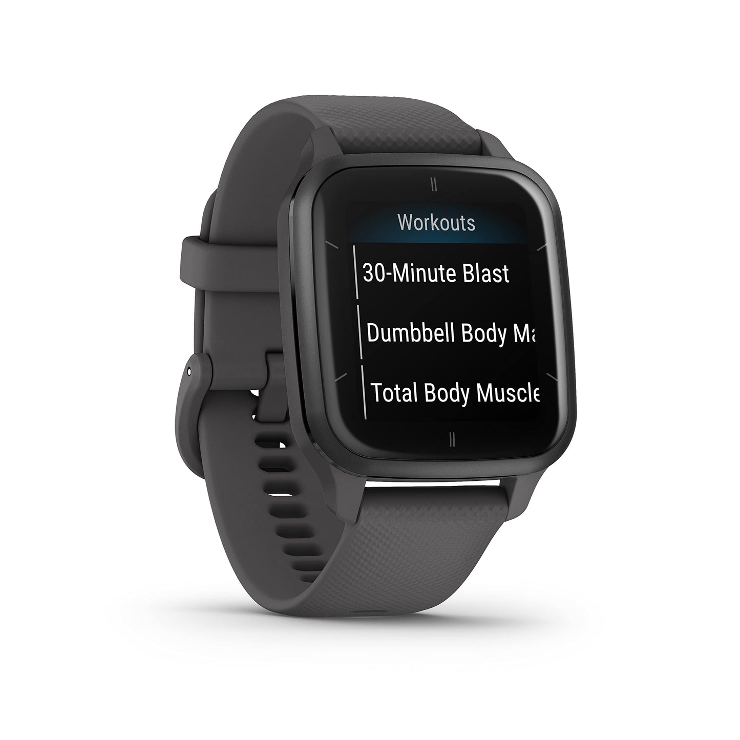 Garmin Venu Sq 2 GPS Smartwatch, All-Day Health Monitoring, Long-Lasting Battery Life, AMOLED Display, Slate and Shadow Gray