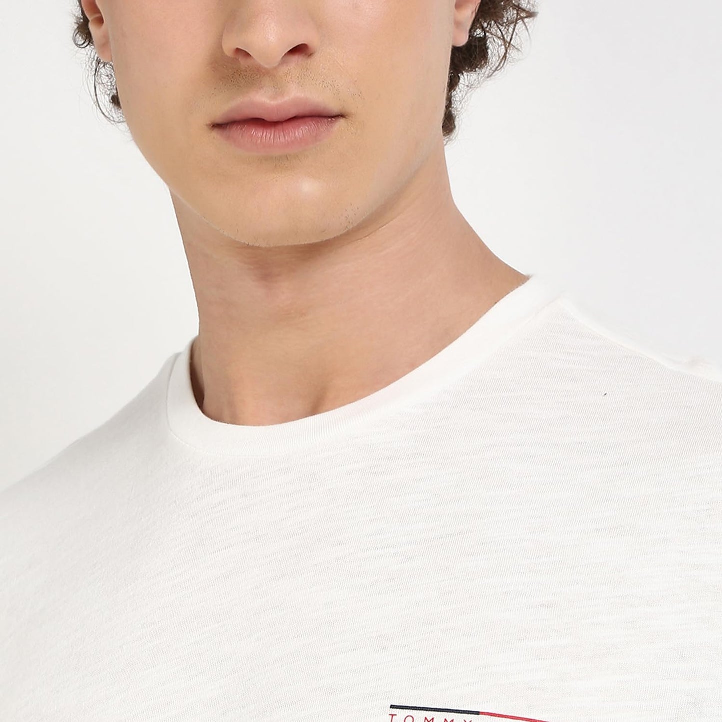 Solid Regular-Fit Cotton T-Shirt White